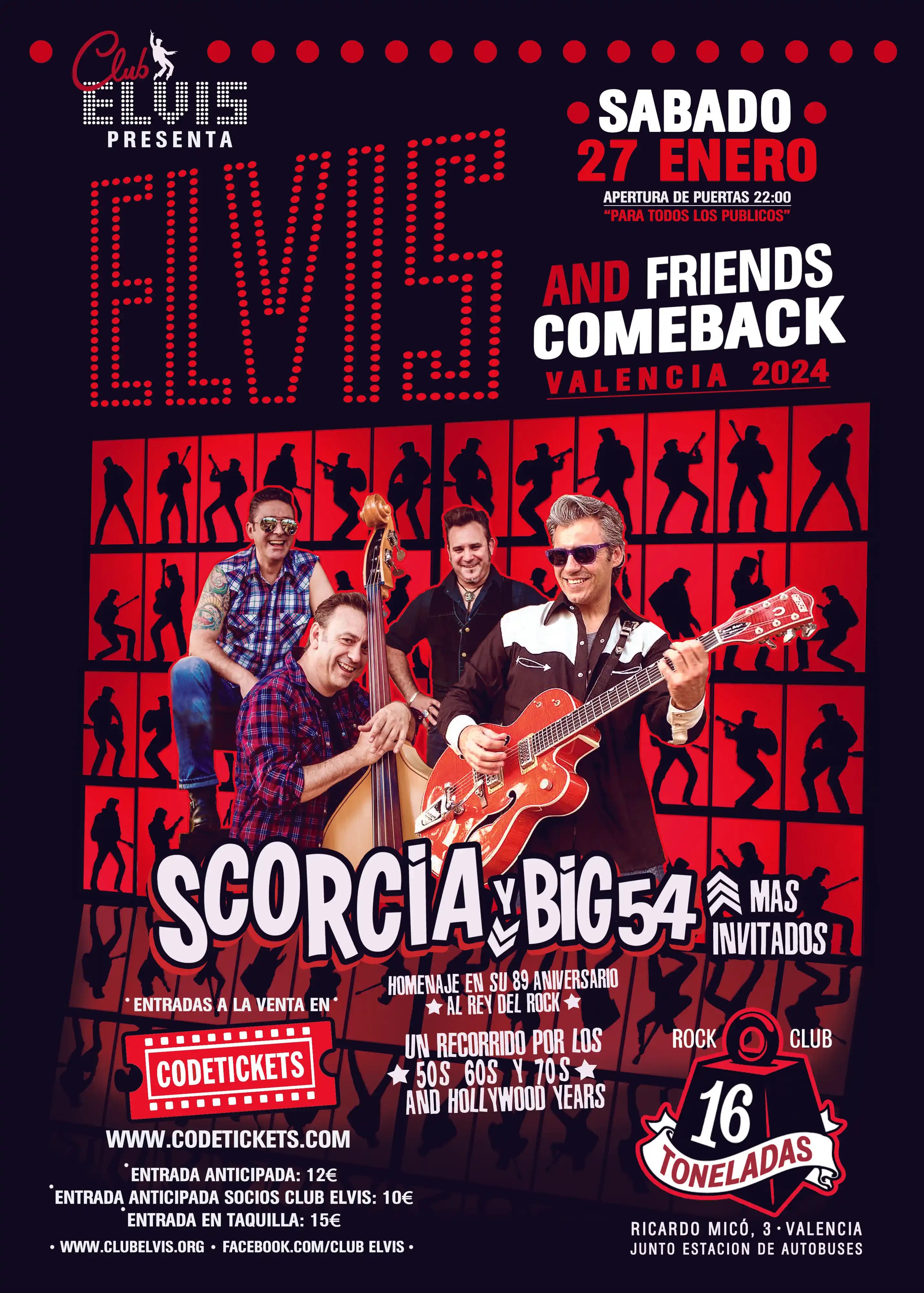 SCORCIA & BIG 54 SINGS ELVIS AT THE MOVIES AND MORE