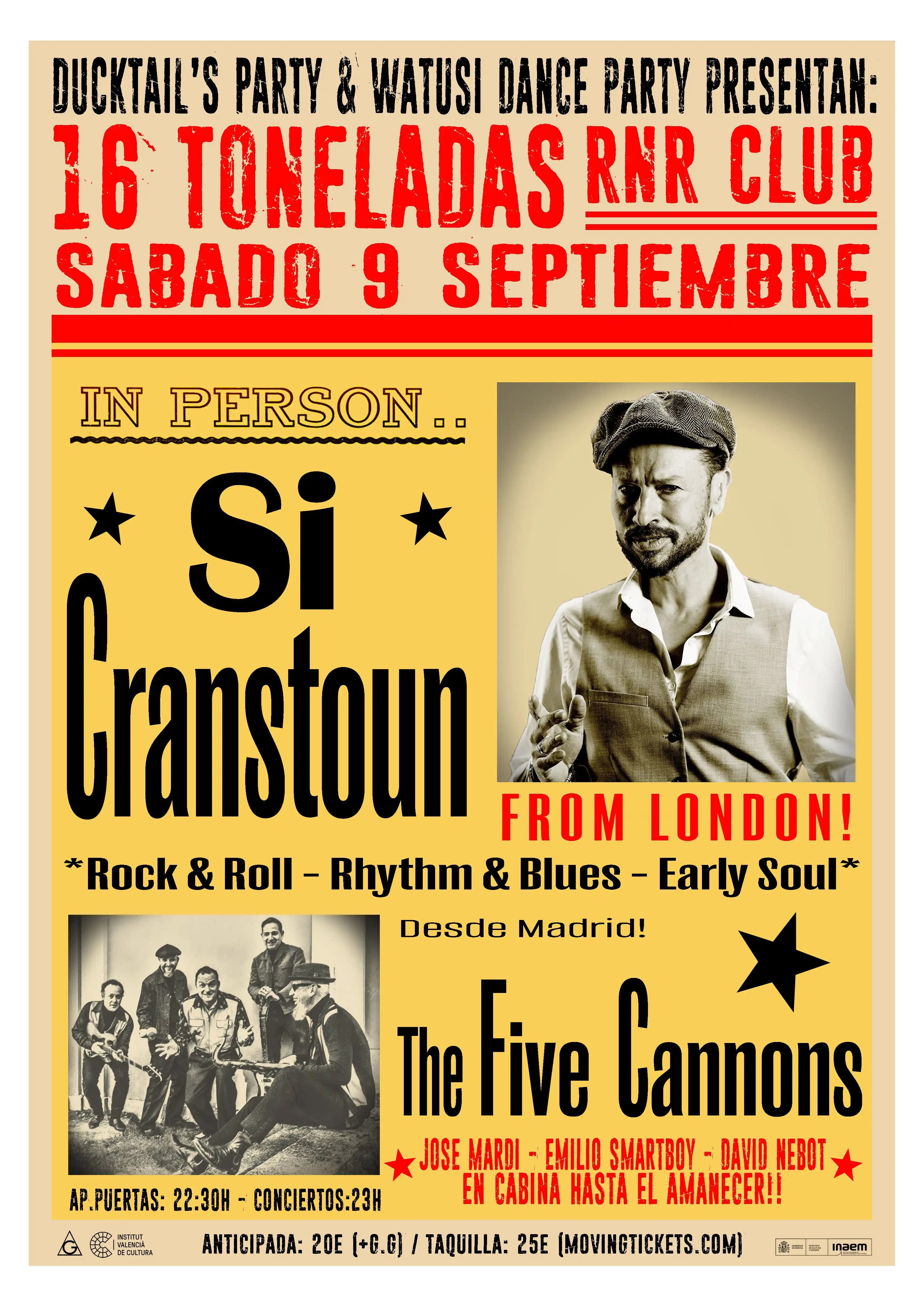 SI CRANSTOUN + THE FIVE CANNONS