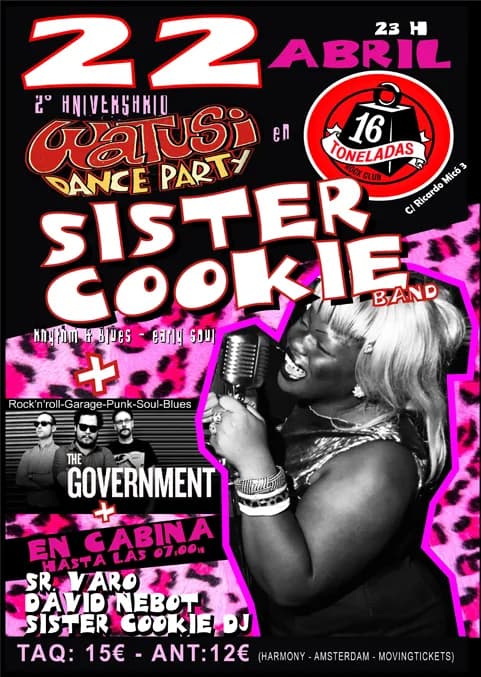 SISTER COOKIE BAND +THE GOVERNMENT