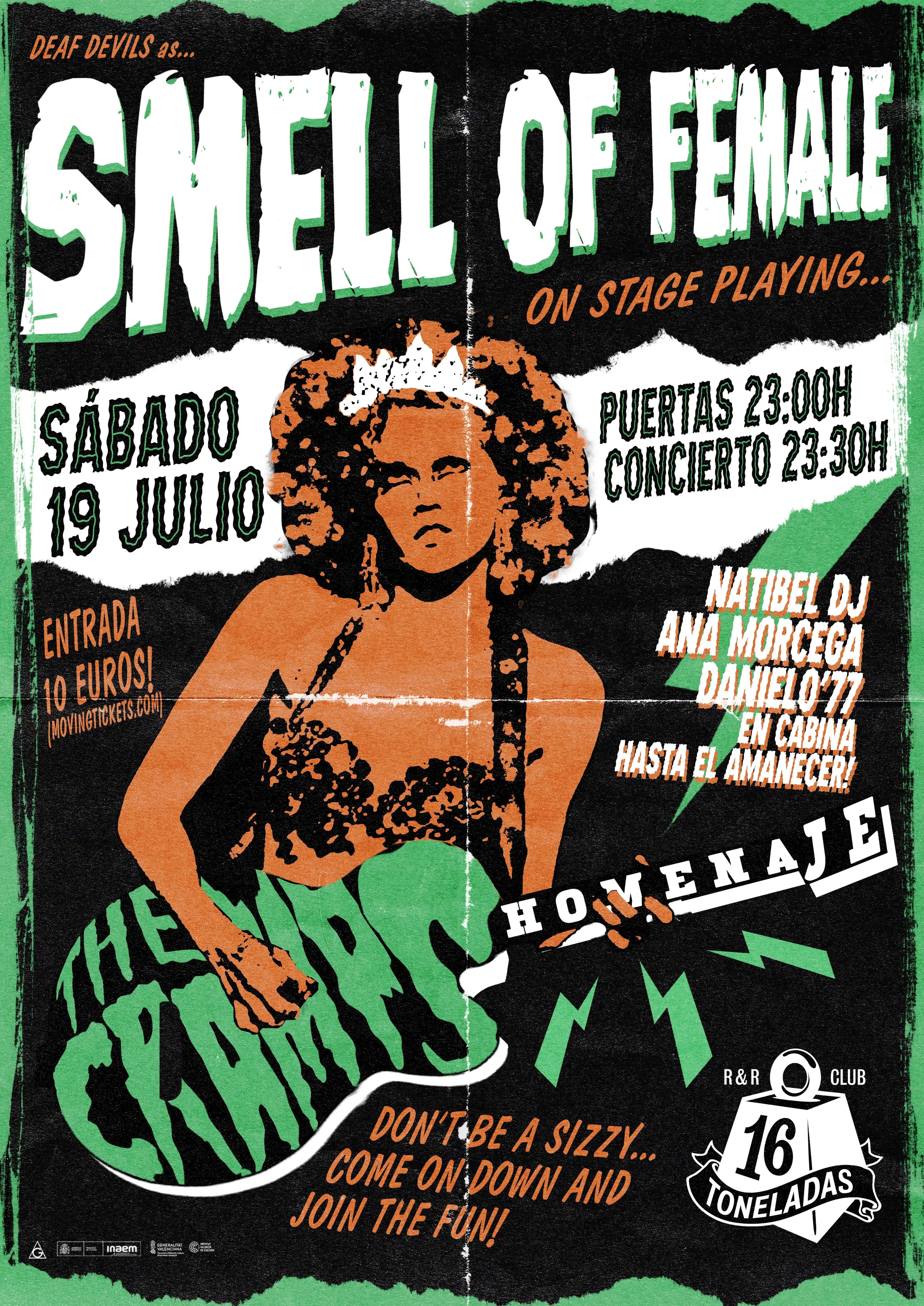 SMELL OF FEMALE PLAY THE CRAMPS