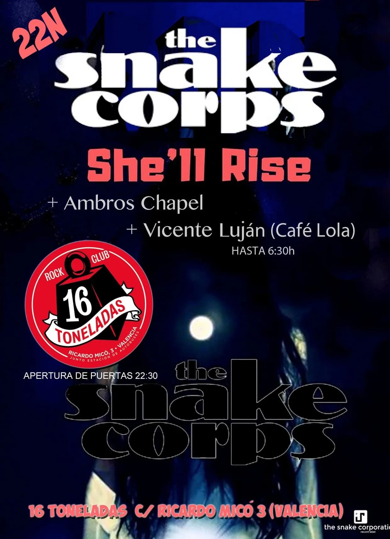 THE SNAKE CORPS + AMBROS CHAPEL