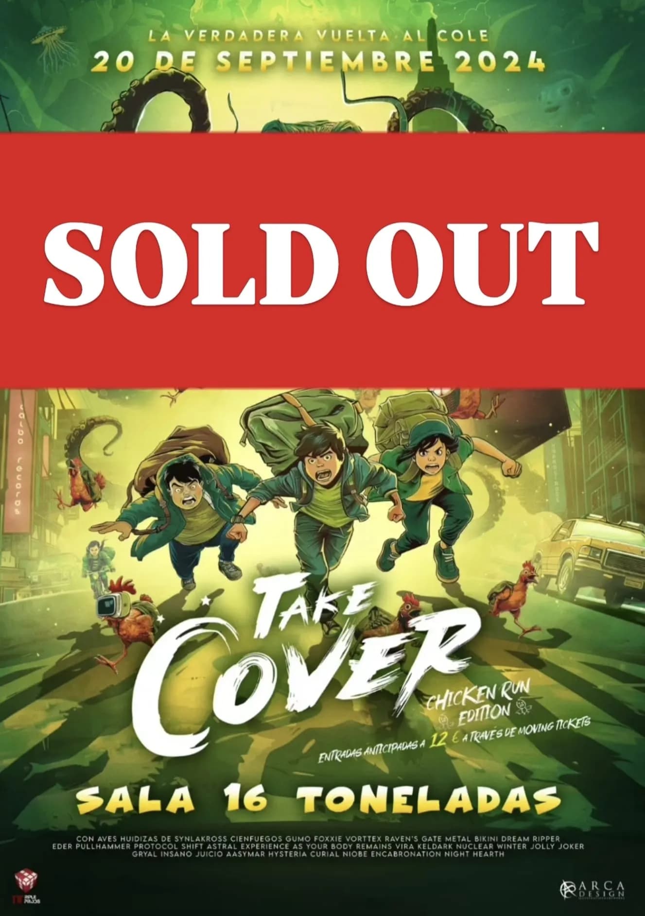 TAKE COVER "CHICKEN RUN EDITION"