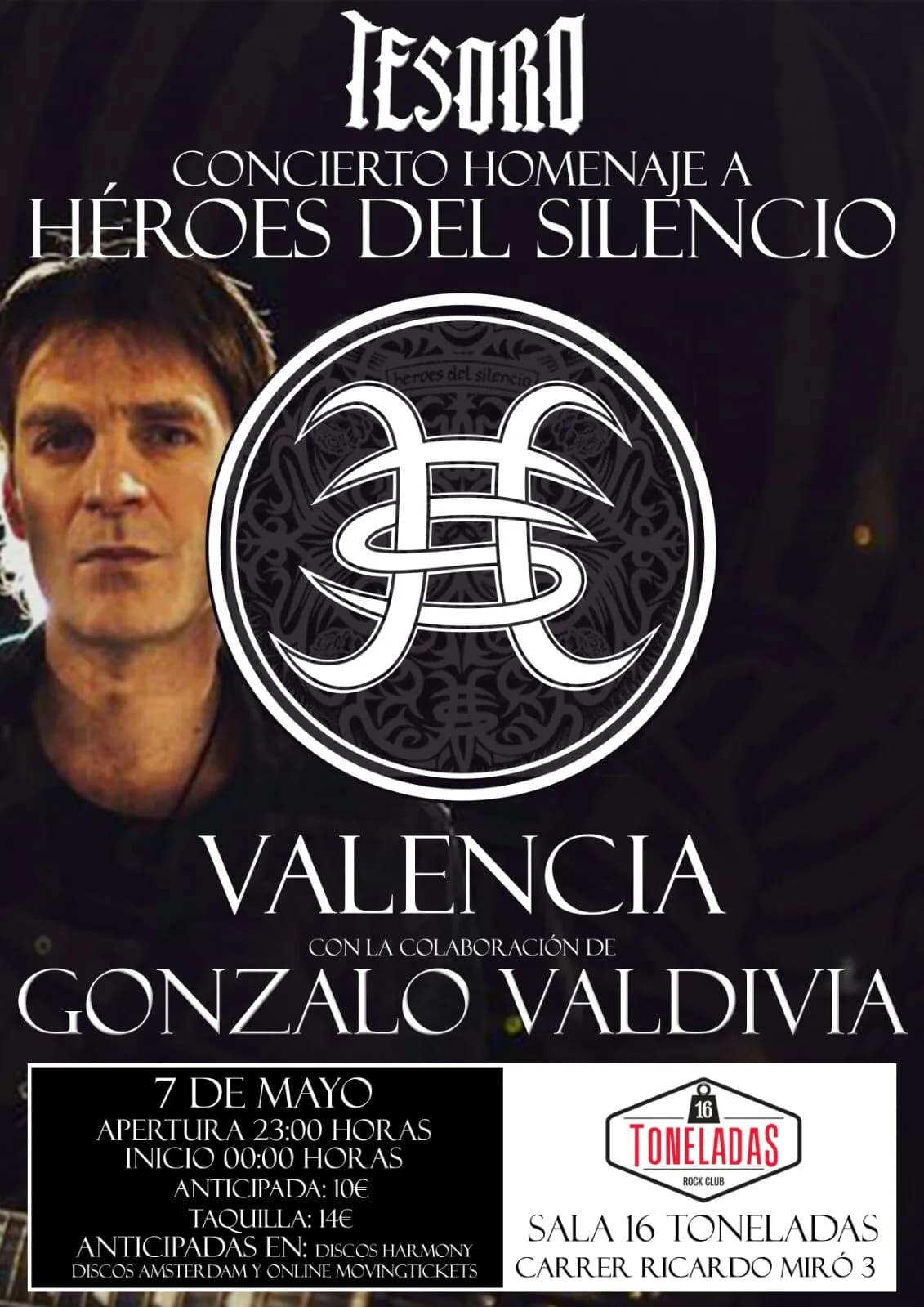 TESORO (HOMENAJE HÉROES DEL SILENCIO)