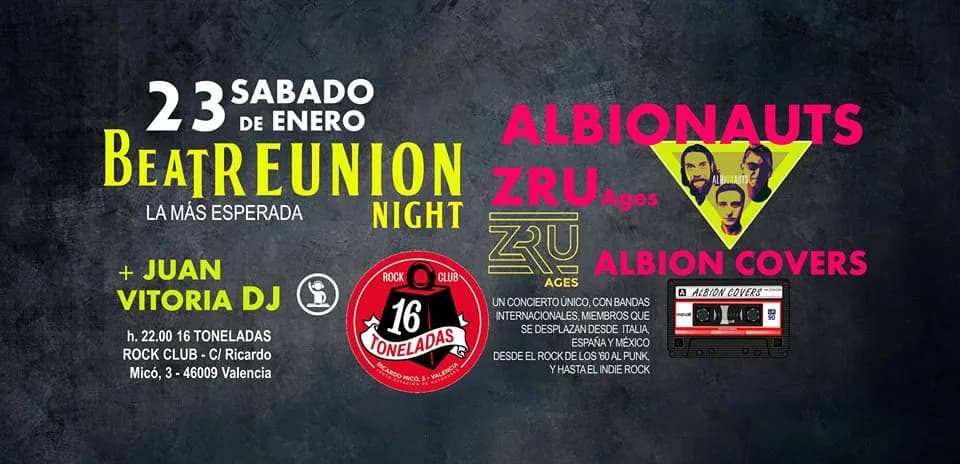 THE ALBIONAUTS + ZRU + ALBION COVERS