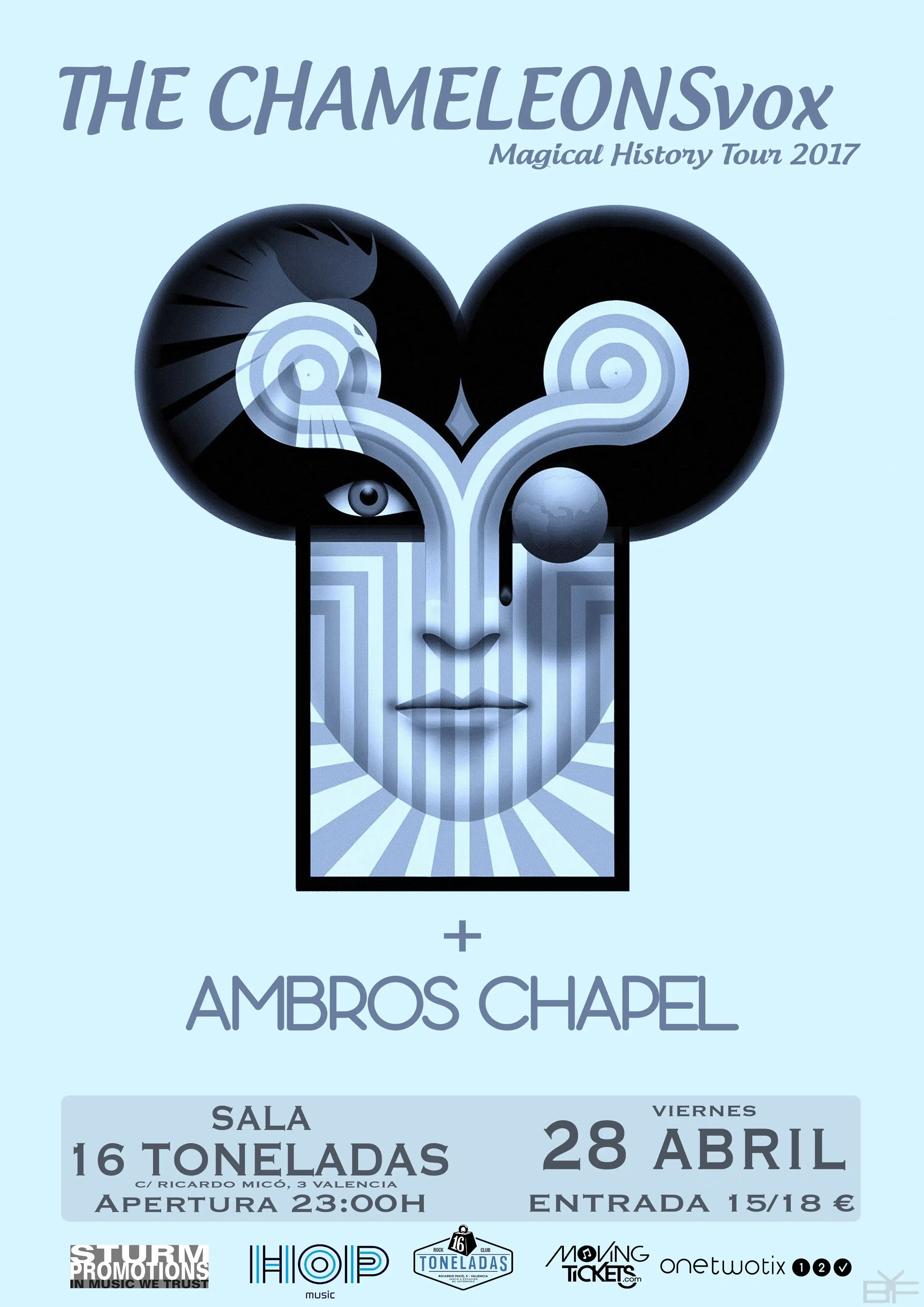 THE CHAMELEONS VOX + AMBROS CHAPEL