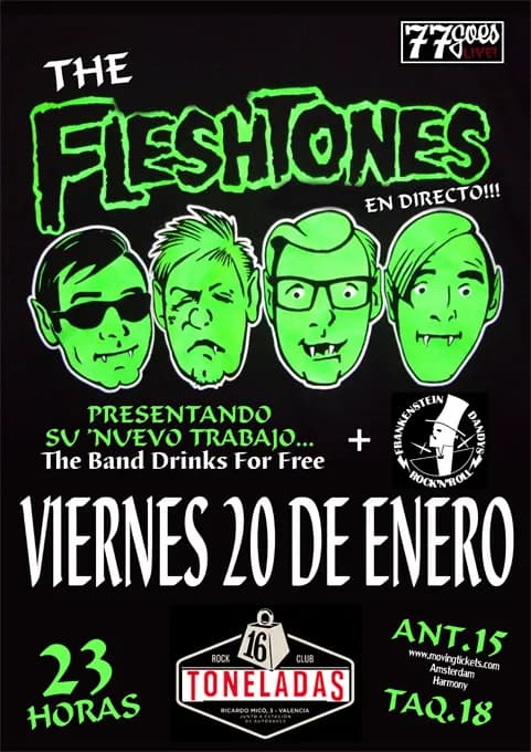 THE FLESHTONES + FRANKENSTEIN DANDYS