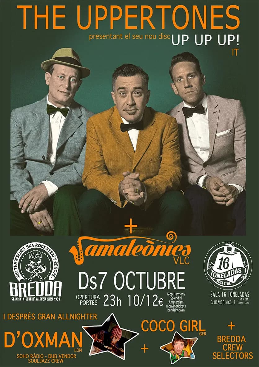 THE UPPERTONES + JAMALEÒNICS