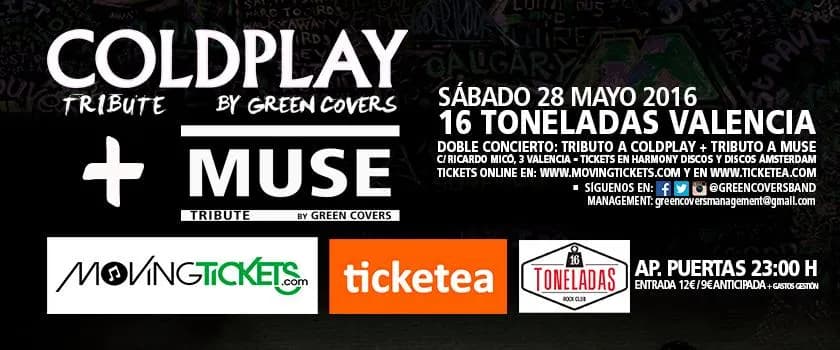COLDPLAY Tribute +MUSE Tribute by GREEN COVERS