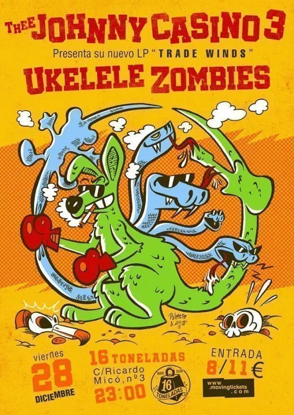 UKELELE ZOMBIES + THEE JOHNNY CASINO 3