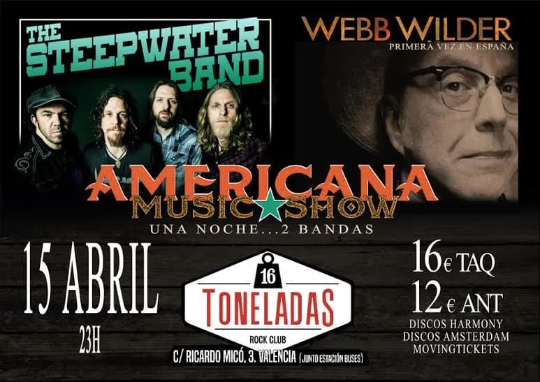 WEBB WILDER + THE STEEPWATER BAND