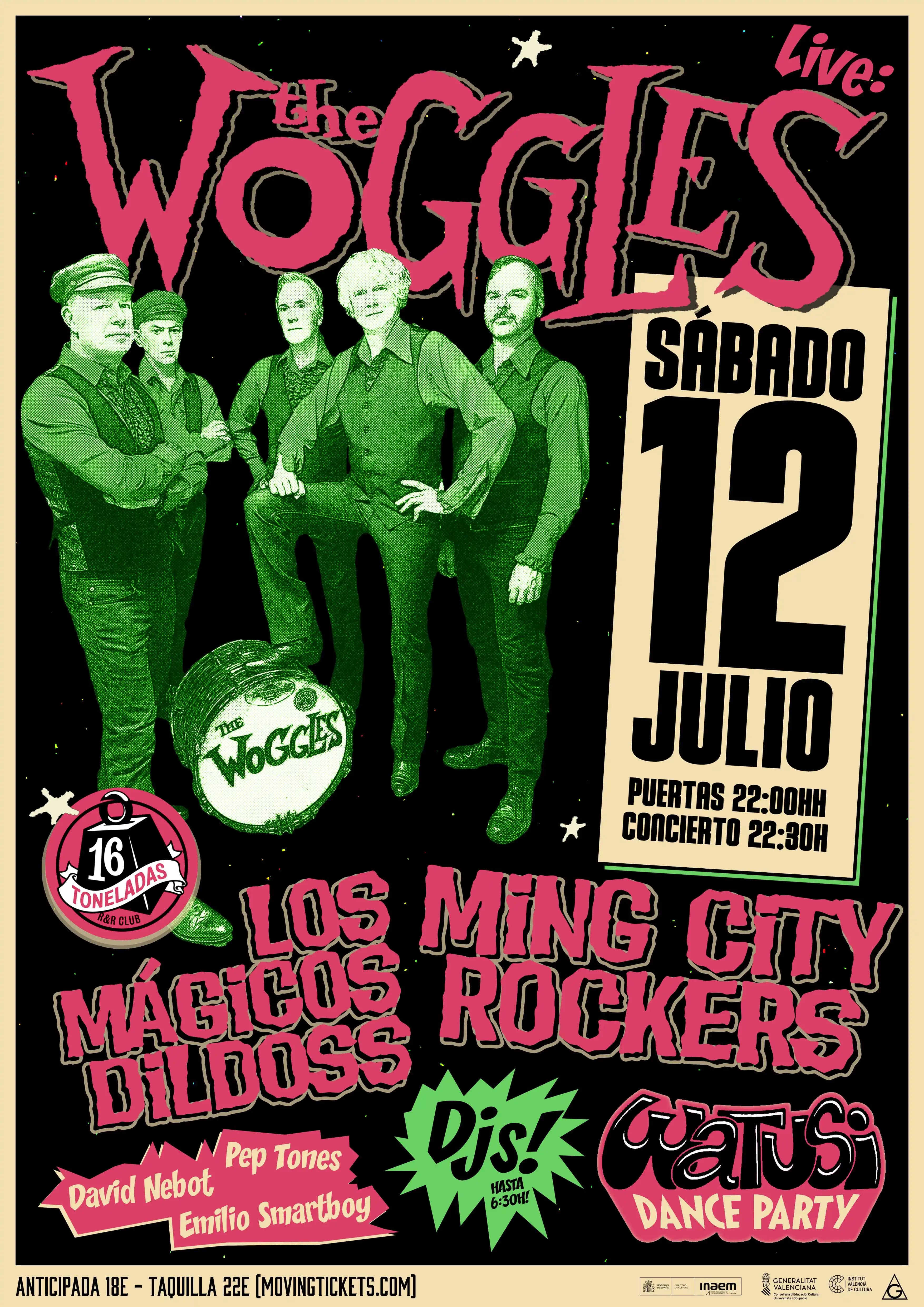 THE WOGGLES + MING CITY ROCKERS + LOS MÁGICOS DILDOSS