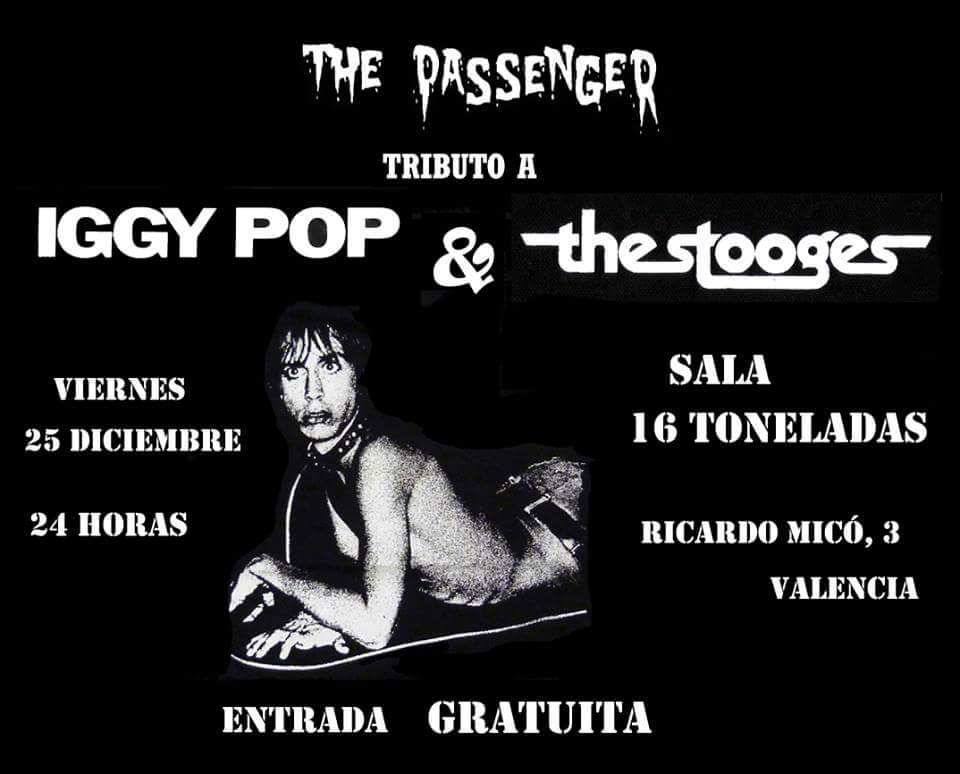 CARTEL THE PASSENGER(TRIBUTO IGGY POP)