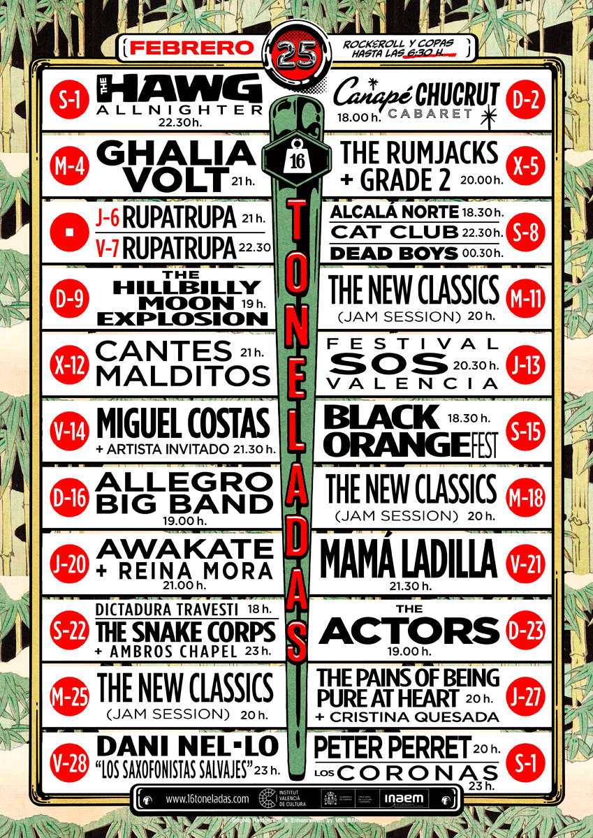 PROGRAMACIÓN FEBRERO 2025